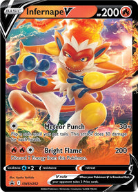 Pokemon TCG: Infernape V SWSH252 - Single Card