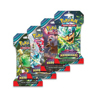 Pokemon TCG: Twilight Masquerade Sleeved Booster Pack Art Bundle [Set of 4]