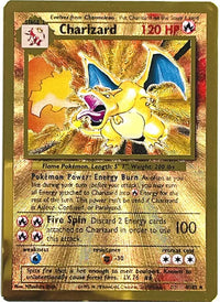 Pokemon TCG: Single - Charizard (GOLD Metal Card) CELEBRATIONS ULTRA PREMIUM COLLECTION